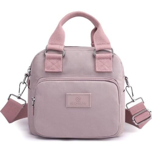 Women New Fashion Nylon Waterproof Messenger Bags Casual Large Capacity Ladies Small Casual Handbag Womens Single Shoulder Tote