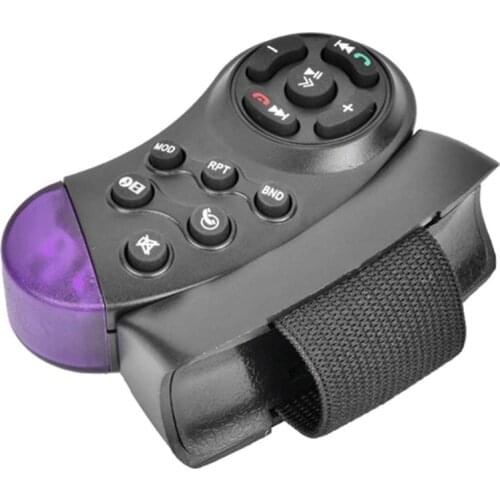 AU04 -Universal Steering Wheel Wireless Remote Control 11 Buttons for Car CD DVD MP5 Player