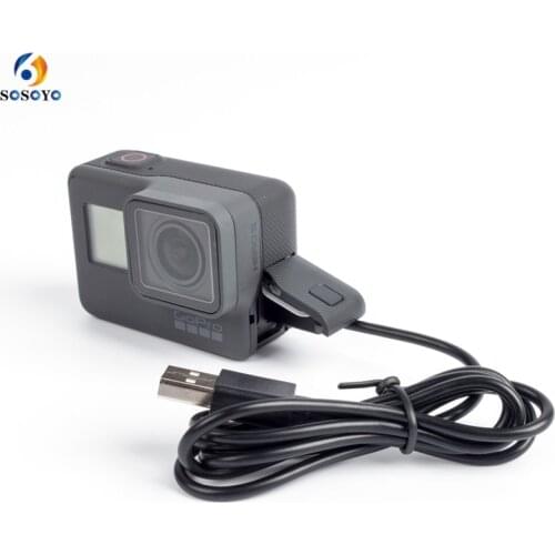 1m USB PC Data Line Sync Transfer Charging Lead Cable For Gopro Hero 5 Hero 6 Hero 7 Black Action Sport Camera Accessories