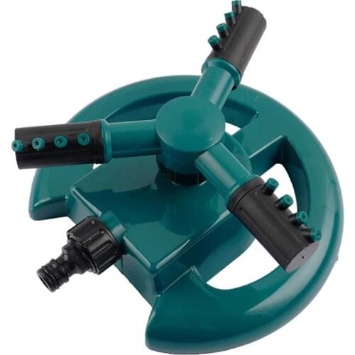 360 Degree Rotation Lawn Sprinkler Automatic Rotary Water Sprinkler Irrigation Watering Device Garden