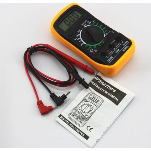 XL830L Handheld Digital Multimeter Portable AC/DC Ammeter Voltmeter Ohm Voltage Tester Meter Multimetro LCD Backlight