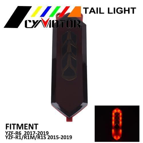 Motorcycle Tail Light For YAMAHA YZF R6 R1 R1M R1S YZF-R6 2017 2018 2019 YZF-R1 R1M R1S 2015 2016 2017 2018 2019