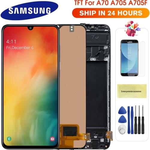 LCD Display For Samsung Galaxy A70 2019 A705 A705F SM-A705F A705DS LCD Display Touch Screen Digitizer Assembly Replacement