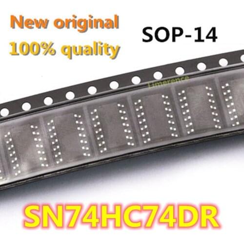 10PCS 74HC74D SOP14 74HC74 SOP SN74HC74DR SOP-14 SN74HC74 SMD new and original IC