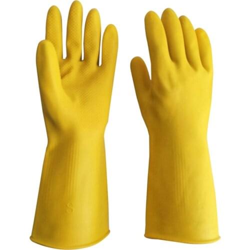2 Pairs/Lot Household Kitchen Rubber Gloves Durable Dishwashing Cleaning Men Women Hand Protective Work Safety Gloves