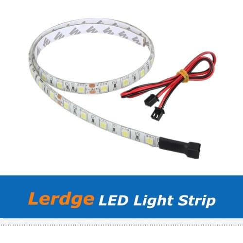2pcs Lerdge Motherboard 3D Printer Accessory 12V 24V 60cm Light LED Strip With Cable For Lerdge-X Board