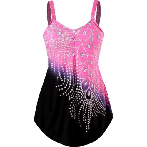 2021 New Arrival Plus Size Tankini Women Swimwear Tummy Control Two Piece Swimming Suit for Female Summer Beachwear Bathing Suit