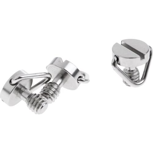 3Pc Scuba Diving Camera Base Tray Stainless Steel Replacement Threaded Screw