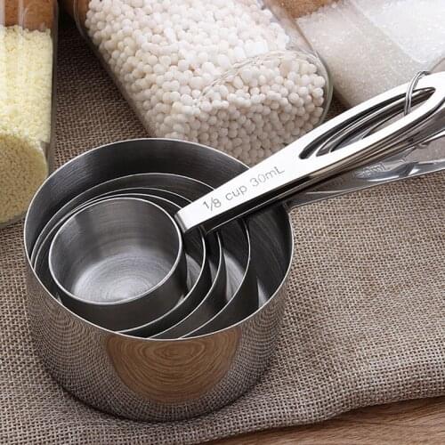5pcs/Set Measuring Spoons Coffee Powder Scoop Stainless Steel Spoon Scale Durable bilancia da cucina Kitchen Scale Baking Tools
