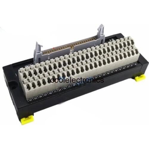 50 Pin IDC IDC50P Male Clip type Screw-Free 2.54mm Terminal Block Breakout PLC Relay Terminals Adapter Connector