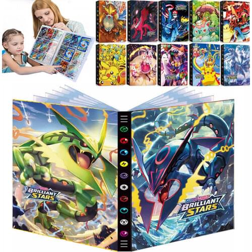 9 Pocket Album Pokemon 432 Card Book Cartoon Pikachu Playing Game Map Pokémon Holder Folder Collection Loaded List Kids Toy Gift