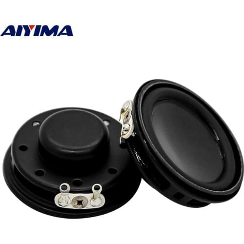 AIYIMA 2Pcs 1.4 Inch Home Theater Loudspeaker Full Range Multimedia Music Speakers 4 Ohm 3W Ultra-thin Magnetic Mini Speaker