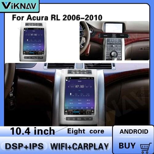 Android Vertical screen Car Radio for Honda Acura RL 2006 2007 2008 2009 2010 Car stereo multimedia player GPS navigation