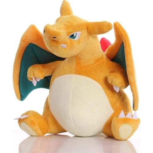 Big Size 30cm TAKARA TOMY Pokemon Charizard Plush Toys Soft Stuffed Animals Toys Doll Gifts for Children Kids