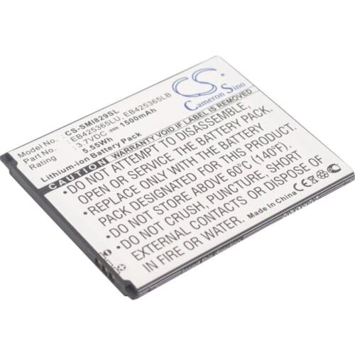 CS 1500mAh/5.55Wh battery for Samsung Galaxy Duos,Galaxy Style Duos,GT-I8262D,I8268,SCH-i829 EB425365LB,EB425365LU