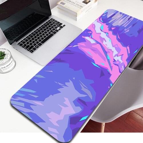 Colorful Canvas Design Large Mouse Pad Laptop PC Gamer Keyboard Carpet Rug Mat Gaming Accessories Locking Desktop Mousepad Xxl