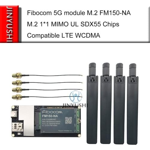 Fibocom FM150-NA FM150 with usb adapter + pigtail + 5G antennas