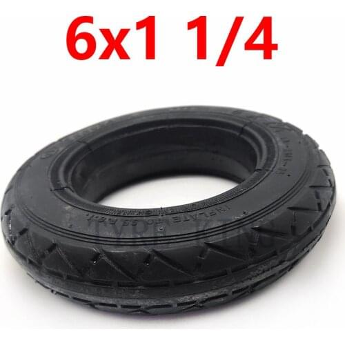 Hot Sale 6X1 1/4 Solid Tire for Folding Bicycle ,Mini Surfing Electric Scooter Parts