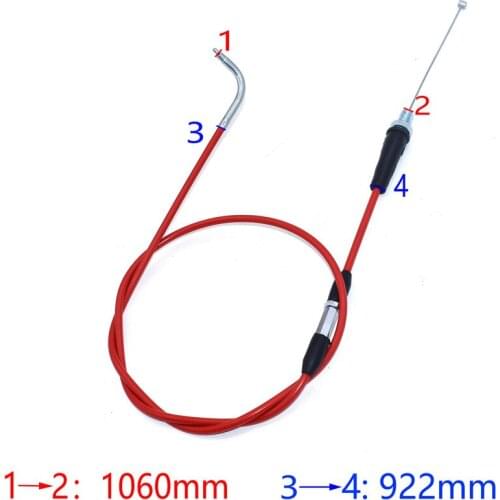 Dirt Bike Throttle Cable For Kayo BSE NC250 Chinese Zhenglin Pit Bike Motorcycle Motocross