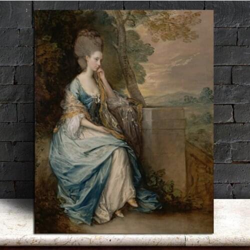 Thomas Gainsborough Canvas Painting Print Living Room Home Decoration Modern Wall Art Oil Painting Posters Pictures Framework