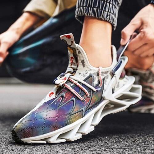 Summer Outdoor Mens Running Shoes Comfortable Breathable Sports Shoes Men Sport Shoes Male Sock Sneakers Man Beige Gym GME-0305