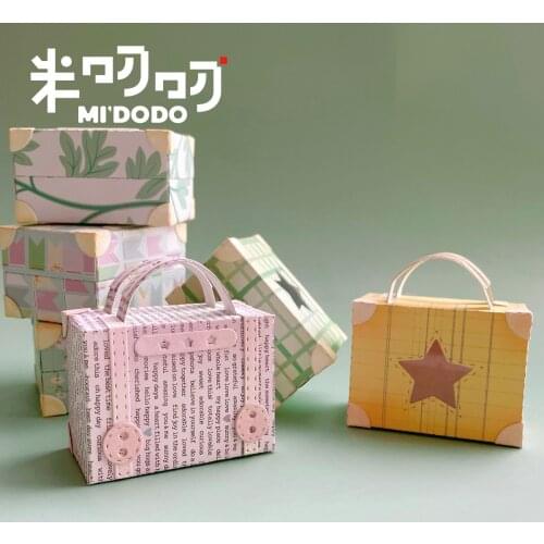 Small Suitcase Metal Cutting Dies for DIY Scrapbooking Paper Cards Making Decorative Crafts Box 2020 Midodo New Design Die