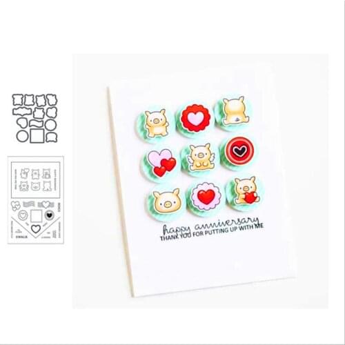 Metal Cutting Dies and Stamps Stencil for DIY papercraft projects Scrapbook Paper Album greeting cards