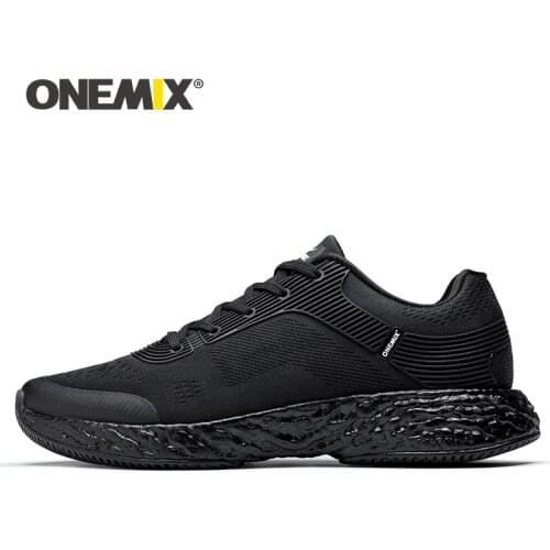 ONEMIX 2020 Men Running Shoes Sneakers Lightweight Sports Casual Flats Fashion Breathable Training Jogging Tennis Shoes Size 47