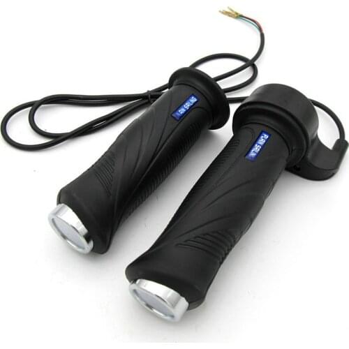 2pcs Universal Voltage Throttle Grips Electric Scooter Handlebar Upgrade Replacement E-bike Motorcycle Accelerator Accessories