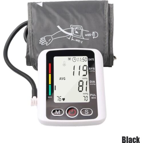 Blood Pressure Monitor Sphygmomanometer Heart Rate Alarm Intelligent Pressurization Voice Broadcast Smart Blood Pressure Device