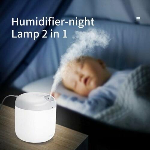 Car Air Humidifier Purifying For Home Office 600ml Large Capacity Air Humidifier Humidificador With LED Lamp