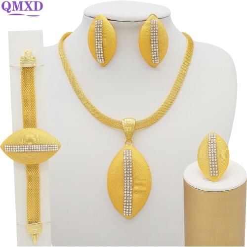 Jewelry Set For Women African Beads Jewelry Set Wedding Twist Weave Choker Necklace Bridal Dubai Ethiopian Jewellery Sets