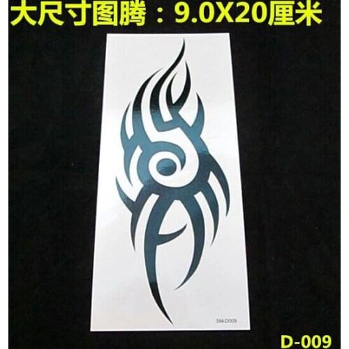 10pcs/lot Arm/Leg/Shoulder Personality Waterproof Temporary Tattoo Stickers Tattoo Paste Large Totem