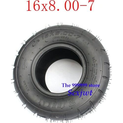 2PCS 16x8.00-7 tubeless tyre for Beach car 16X8-7 ATV Go-kart wear-resistant road vacuum tire four-wheel ATV tire