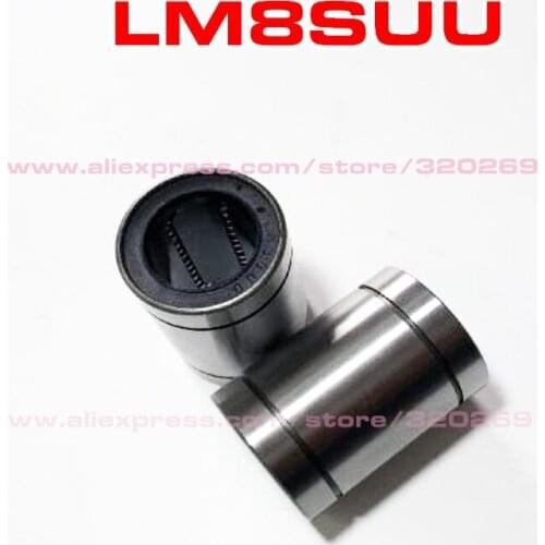 4pcs LM8SUU 8x15x17mm Linear Motion Ball Bearing for 8mm Shaft