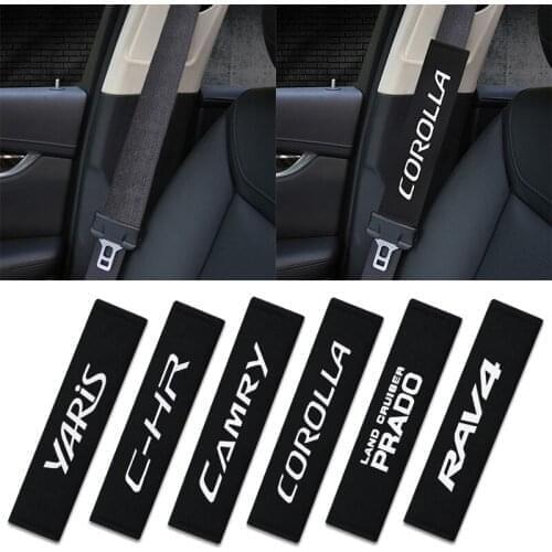 Car Seat belt cover car styling for Toyota corolla chr prado camry rav4 yaris auris prius supra avensis accessories Car-styling