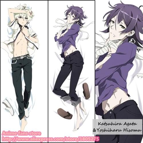 Anime Kiznaiver Katsuhira Agata & Yoshiharu Hisomu Japanese Pillowcase Pillow Case Cover decorative Hugging Body Bedding