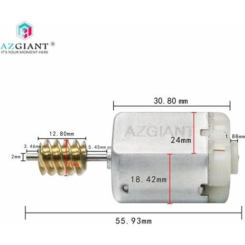 AZGIANT 1pcs Car Door Lock Motor Central Locking Motor for Ford Focus Mazda M3 for Land Rover for Jaguar for VOLVO Micro Motor