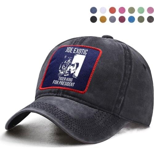 Joe Exotic Tiger King For President Baseball Cap Woman Ponytail Berets Boinas Caps Dad Trucker Brand Hat Casquette Snapback Hats