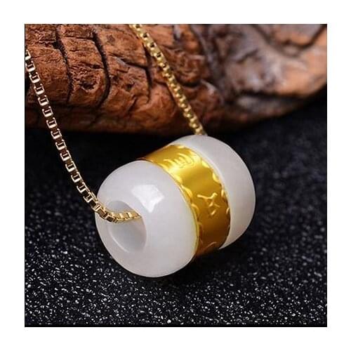 Jin Xiang Yu and Tian Bai Yu Road Road pendant