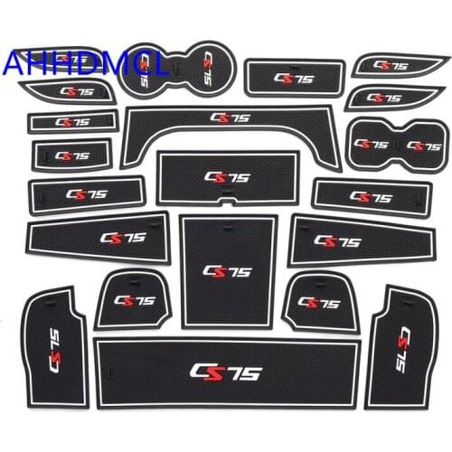 Car Door Gate Slot Mats Cup Armrest Storage Pad For Chana Changan CS75 2018 2019 2020