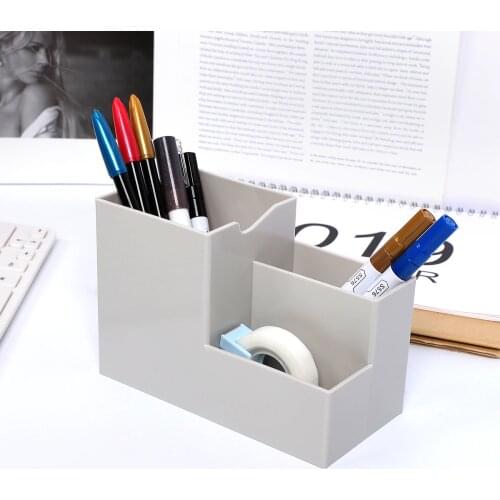 JIANWU 1pc Creative multi-function penholder Desktop debris storage box cute desk accessories kawaii desk organizer