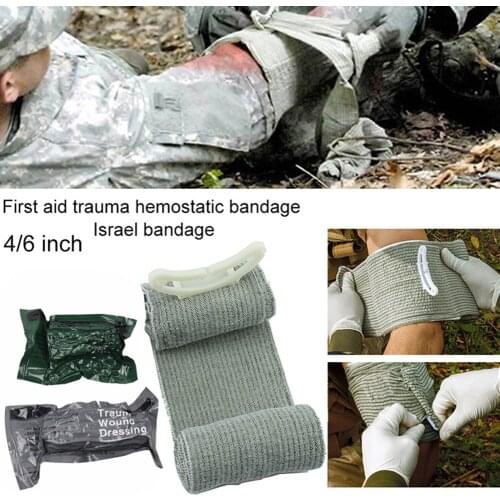 Israeli Bandage First Aid Bandage Trauma Kit Emergency Elastic Compression Dressing Stop Bleeding Sterile Tourniquet