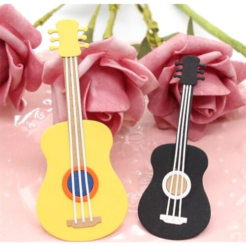 KLJUYP Guitar Metal Cutting Dies Scrapbook Paper Craft Decoration dies scrapbooking