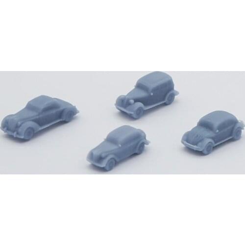 Outland Models Model Railroad Vintage Classic City Autos Cars Set 1:220 Scale Z