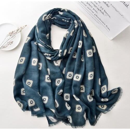 Bandana Men scarf Geometric print Cotton Linen Autumn Winter Long Neck Snood Scarf For Men Women Fashion Shawl Male Neck warmer