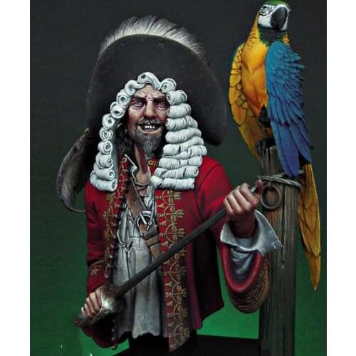 1/12 Resin Bust Building Kit Pirate and parrot