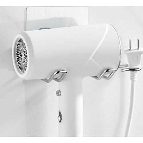 Wall Mounted Rack Organizer Hair Straightener Dryer Holder Storage Rack For Bathroom Organizer Storage Box Shelf Accessories