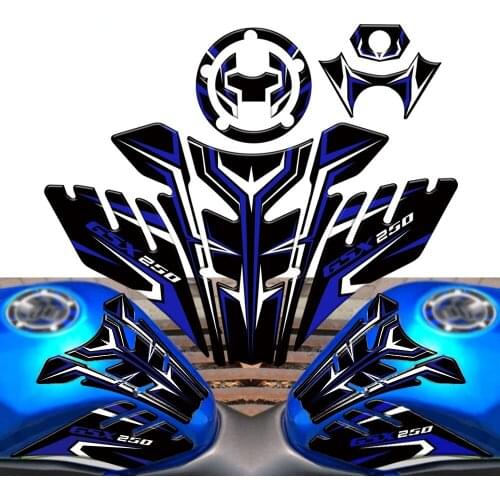 For Suzuki GSX250 GSX250R Modified Fuel Tank Stickers New Stickers Non-slip and Scratch-resistant Protective Side Stickers