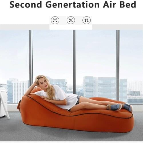 Outdoor Camping Inflatable Sofa Mat Lazy Bag 4 Season For Beach Swimming Pool Air Bed Lounger Sports Camping Travel Home Use